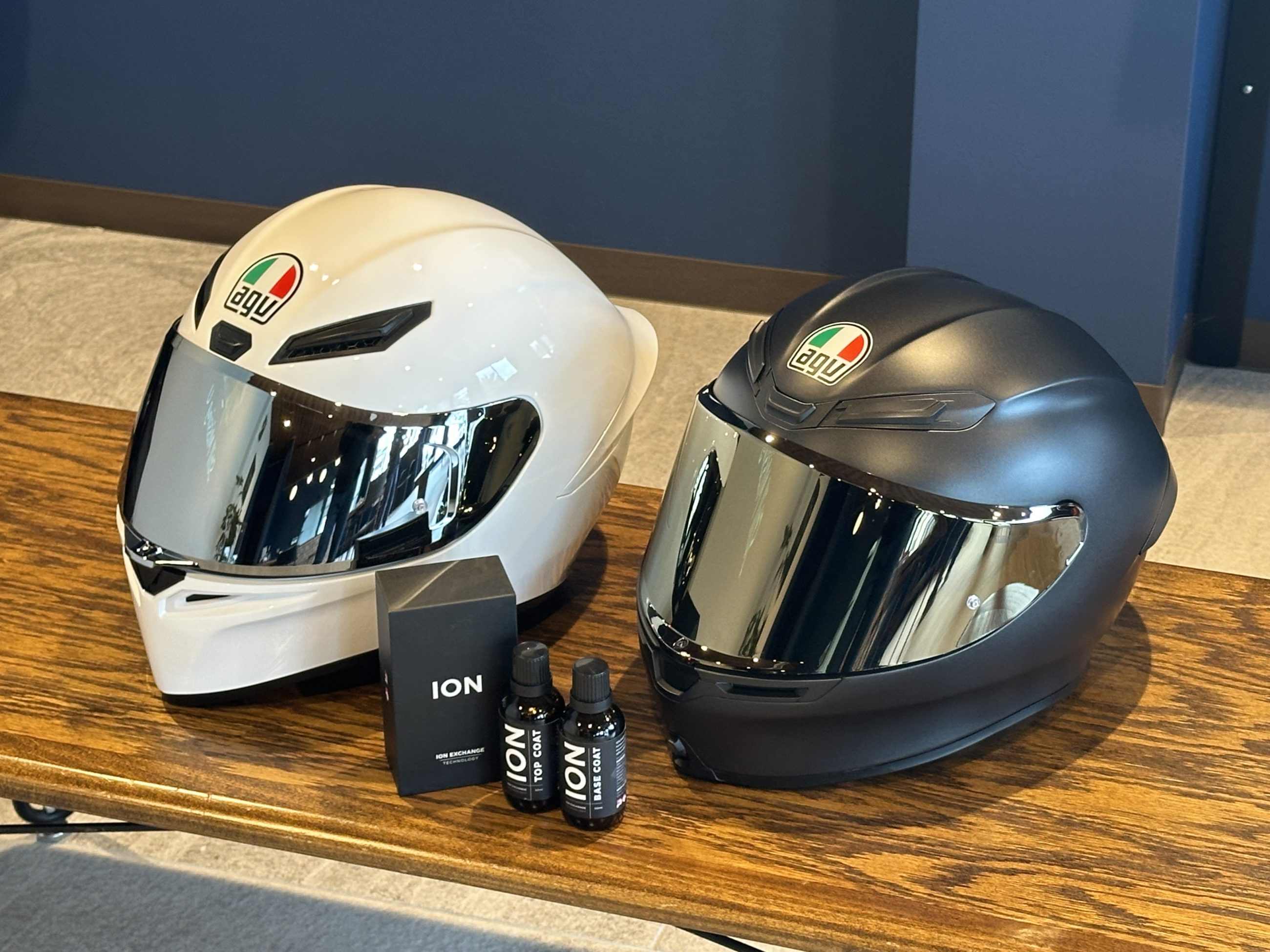 agvヘルメット　セラミックコーティングCeramicPro