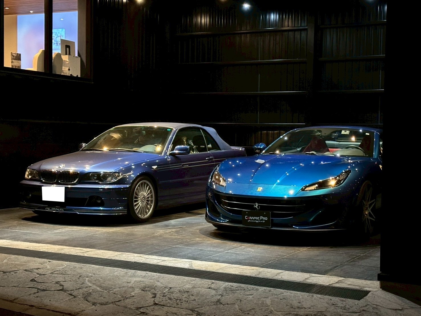 BMW アルピナ B3S 板金塗装（リア部事故修理）